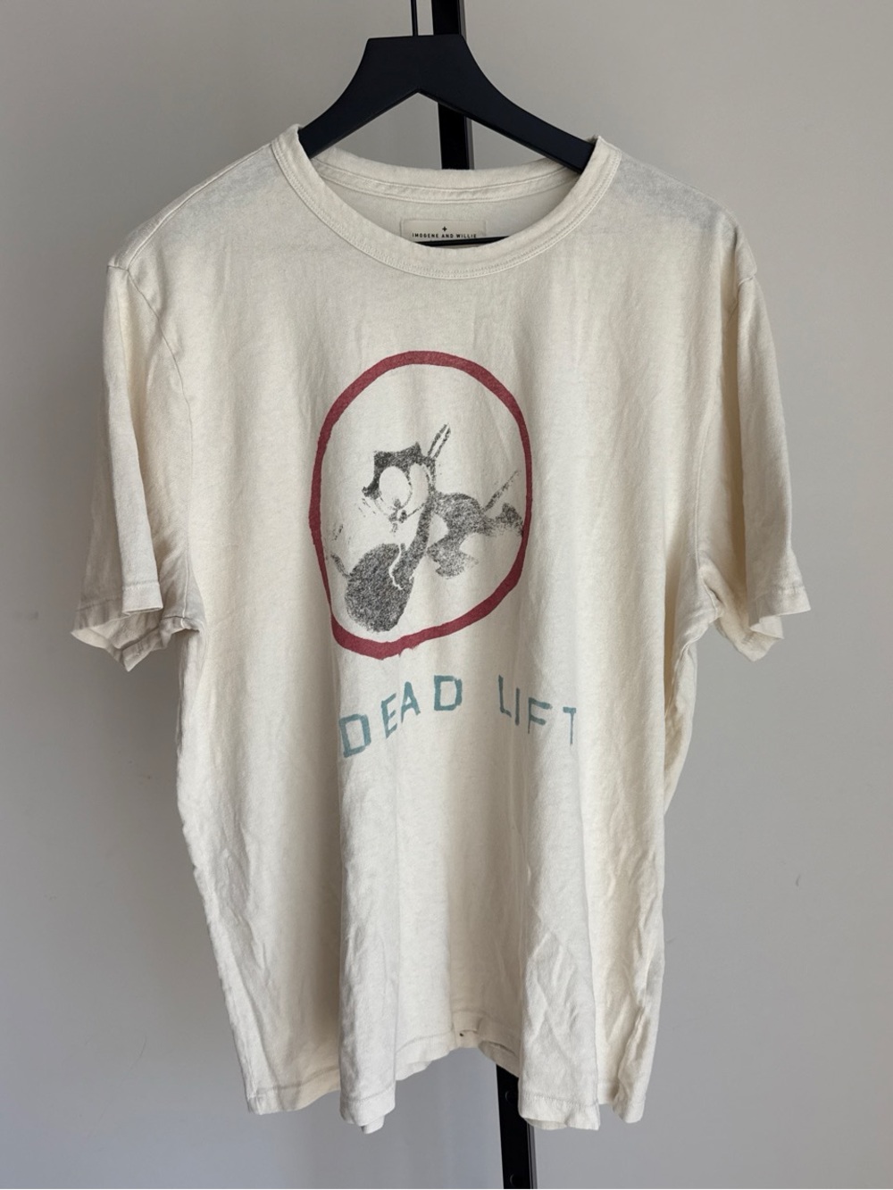 Imogen and Willie dead lift t shirt XXL